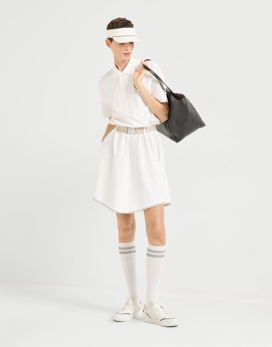 Mini dress White Woman - Brunello Cucinelli