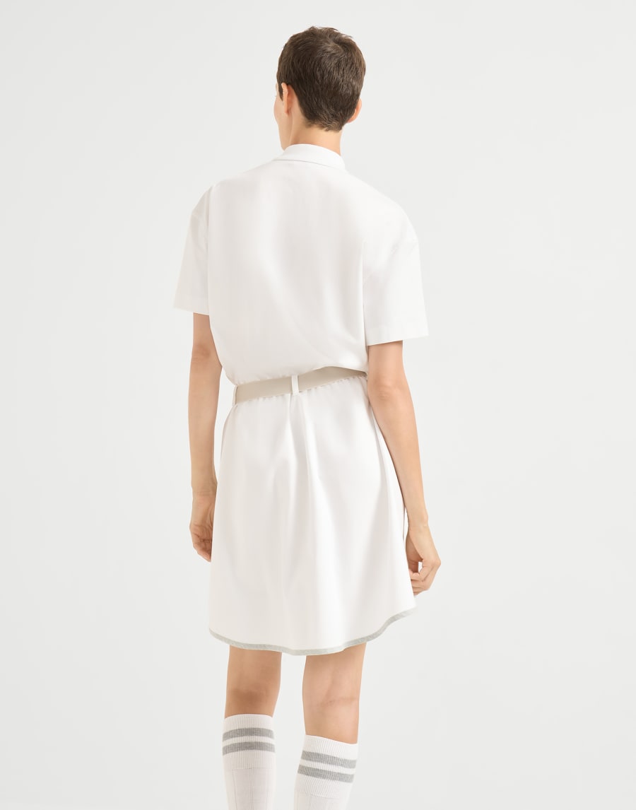 Mini dress White Woman - Brunello Cucinelli