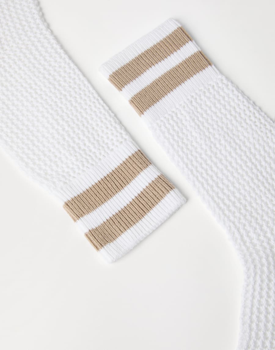 Knit socks Beige Woman - Brunello Cucinelli