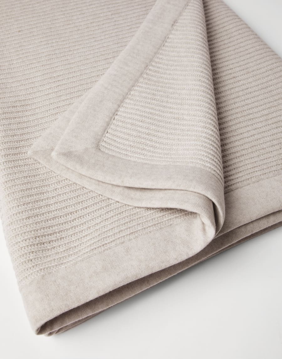 Cashmere throw Pearl Lifestyle - Brunello Cucinelli