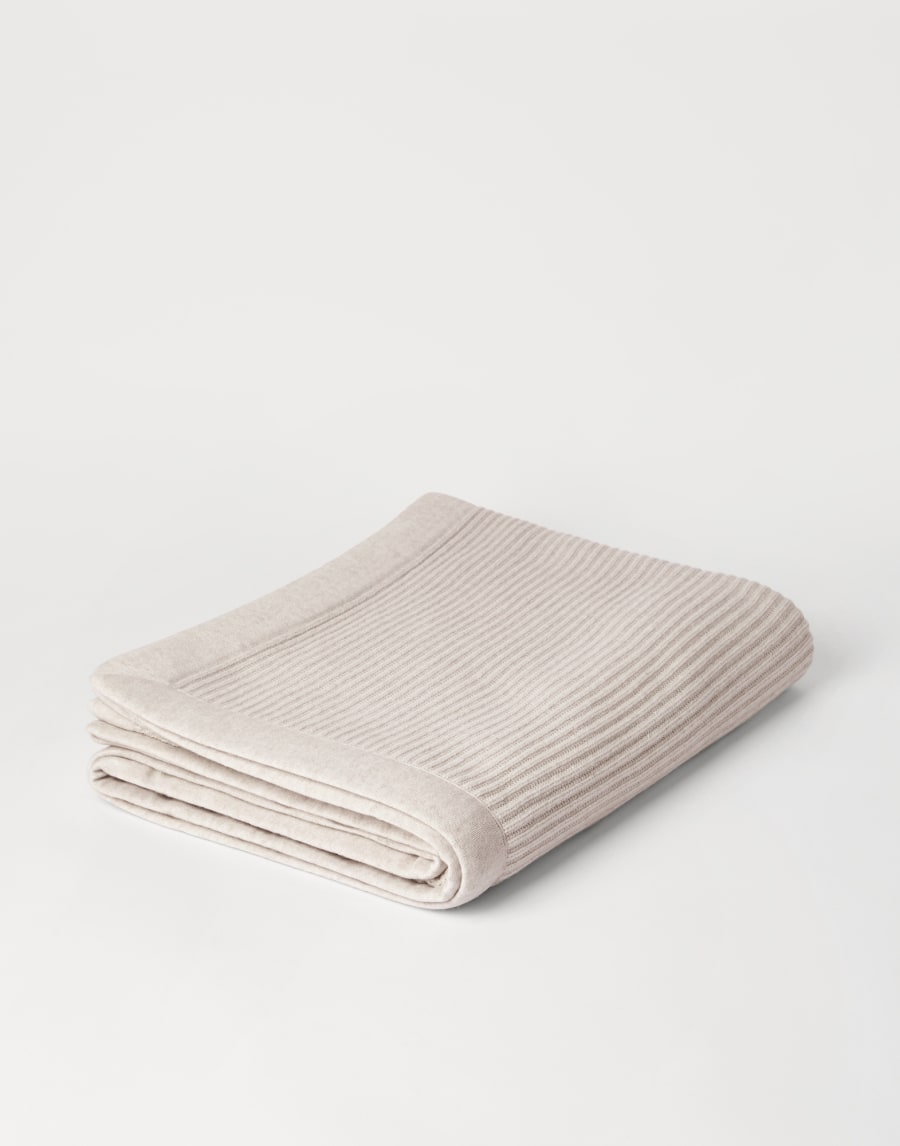 Cashmere throw Pearl Lifestyle - Brunello Cucinelli