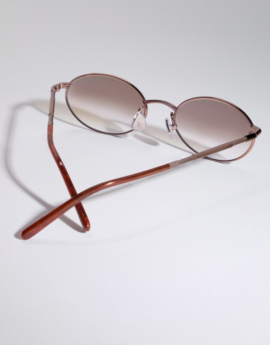 Titanium sunglasses Rose Gold Eyewear - Brunello Cucinelli