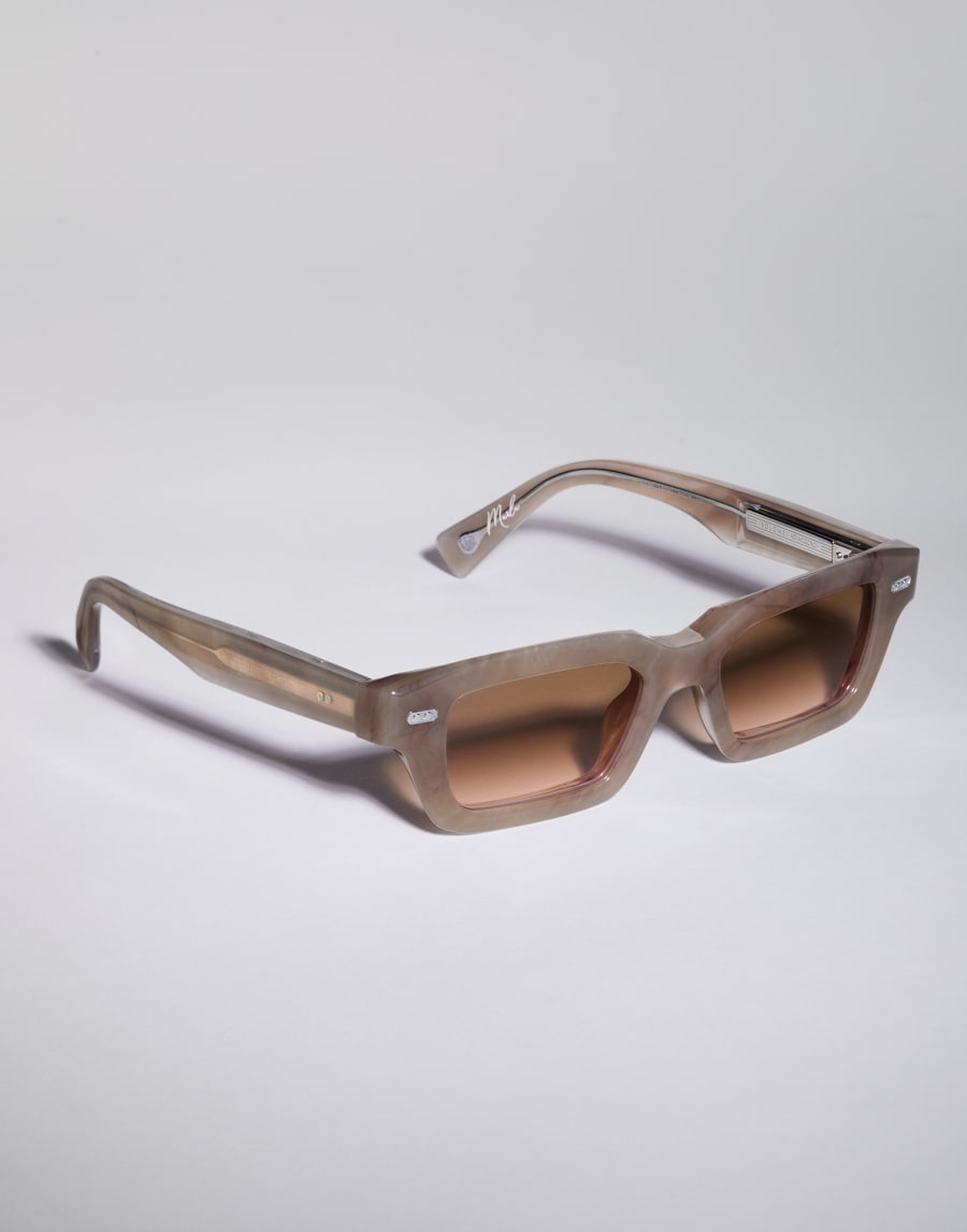 Marla acetate sunglasses Cashmere Beige Eyewear - Brunello Cucinelli