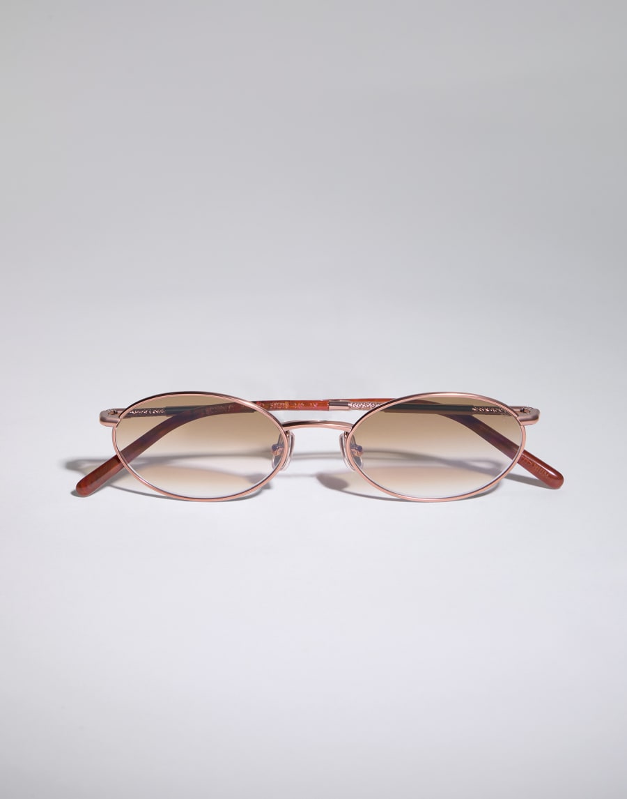 Titanium sunglasses Rose Gold Eyewear - Brunello Cucinelli