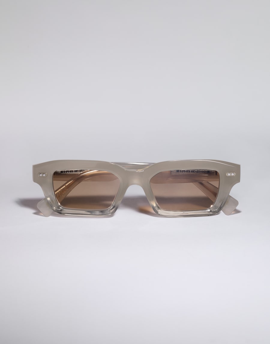 アセテート製サングラス「Marla」 ベージュシルク アイウェア - Brunello Cucinelli