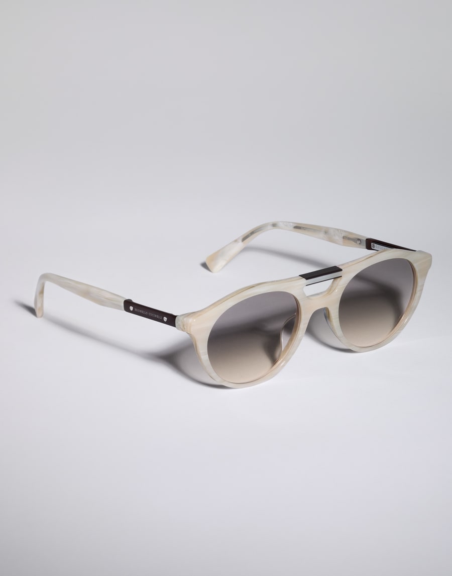Lunettes de soleil en acétate Panama Lunettes - Brunello Cucinelli