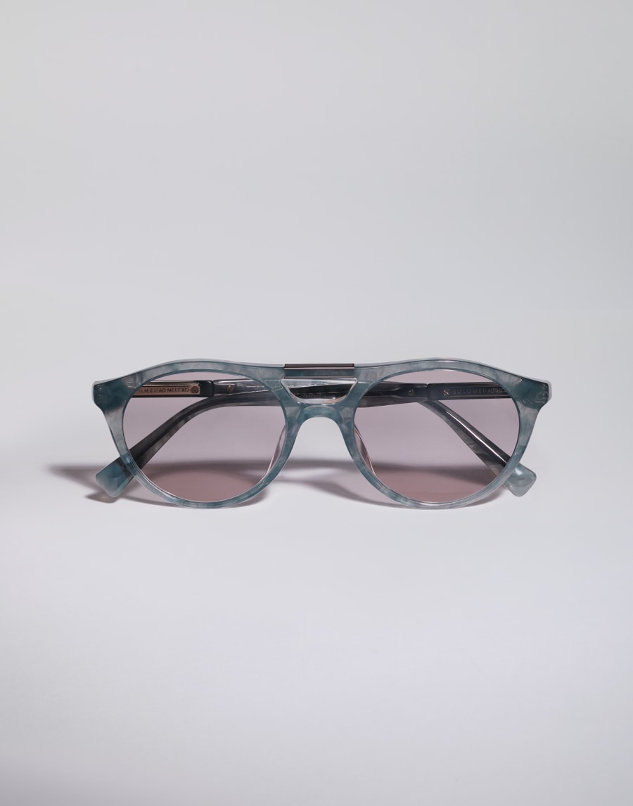 Occhiale da sole in acetato Cashmere Grey Occhiali - Brunello Cucinelli