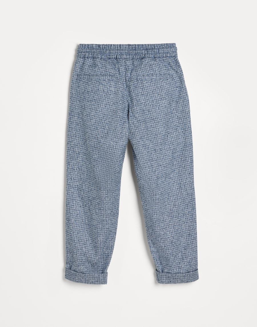 Flannel trousers Light Grey Boys - Brunello Cucinelli