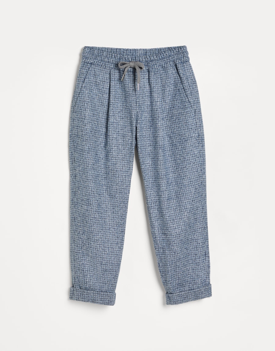 Flannel trousers Light Grey Boys - Brunello Cucinelli