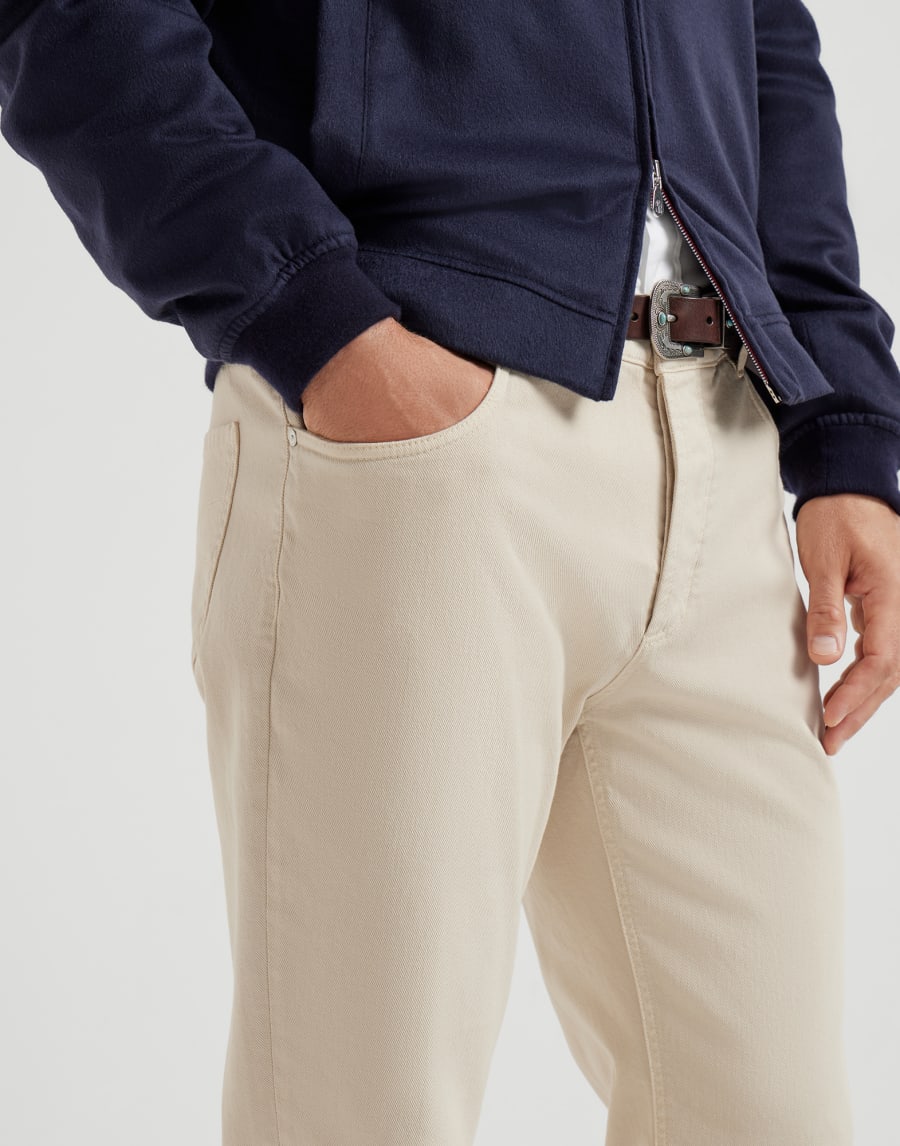 Comfort denim trousers Buff Man - Brunello Cucinelli