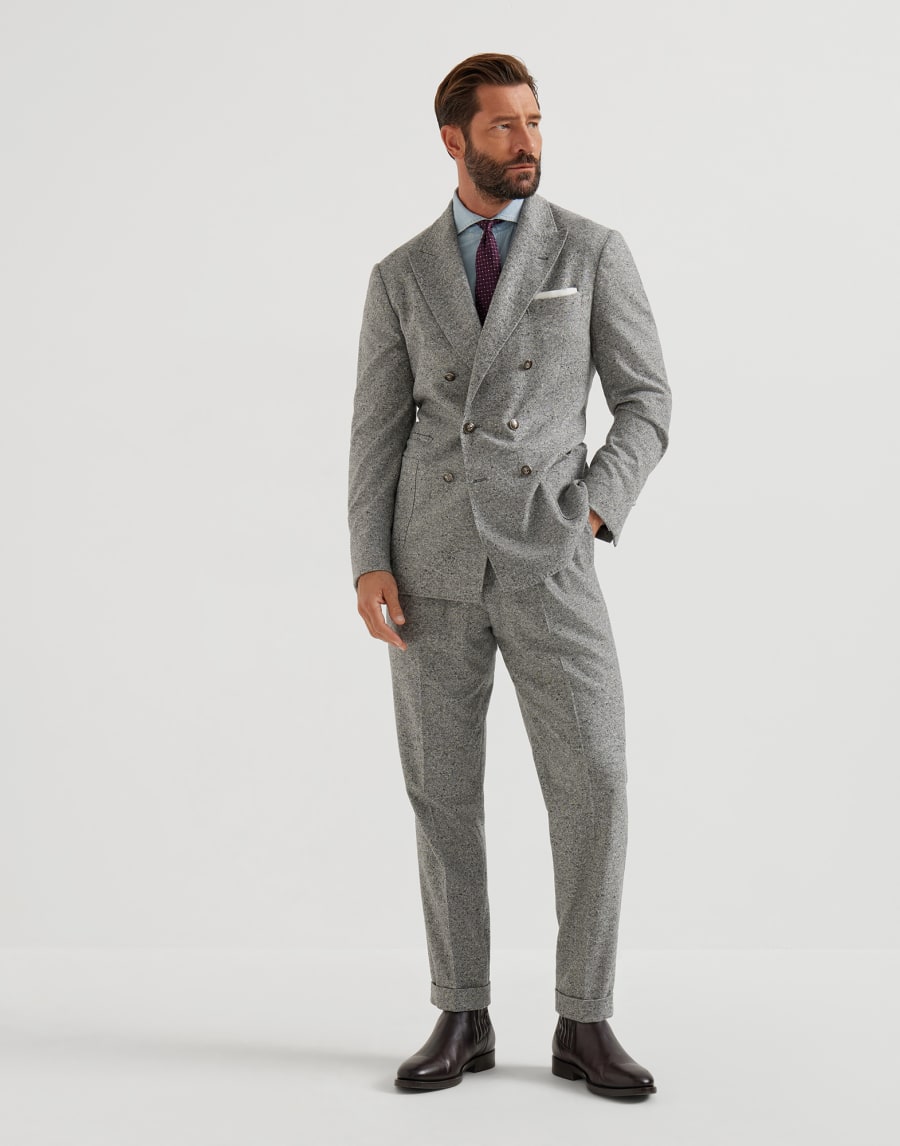 Camisa de denim ligero Denim Ultraclaro Hombre - Brunello Cucinelli