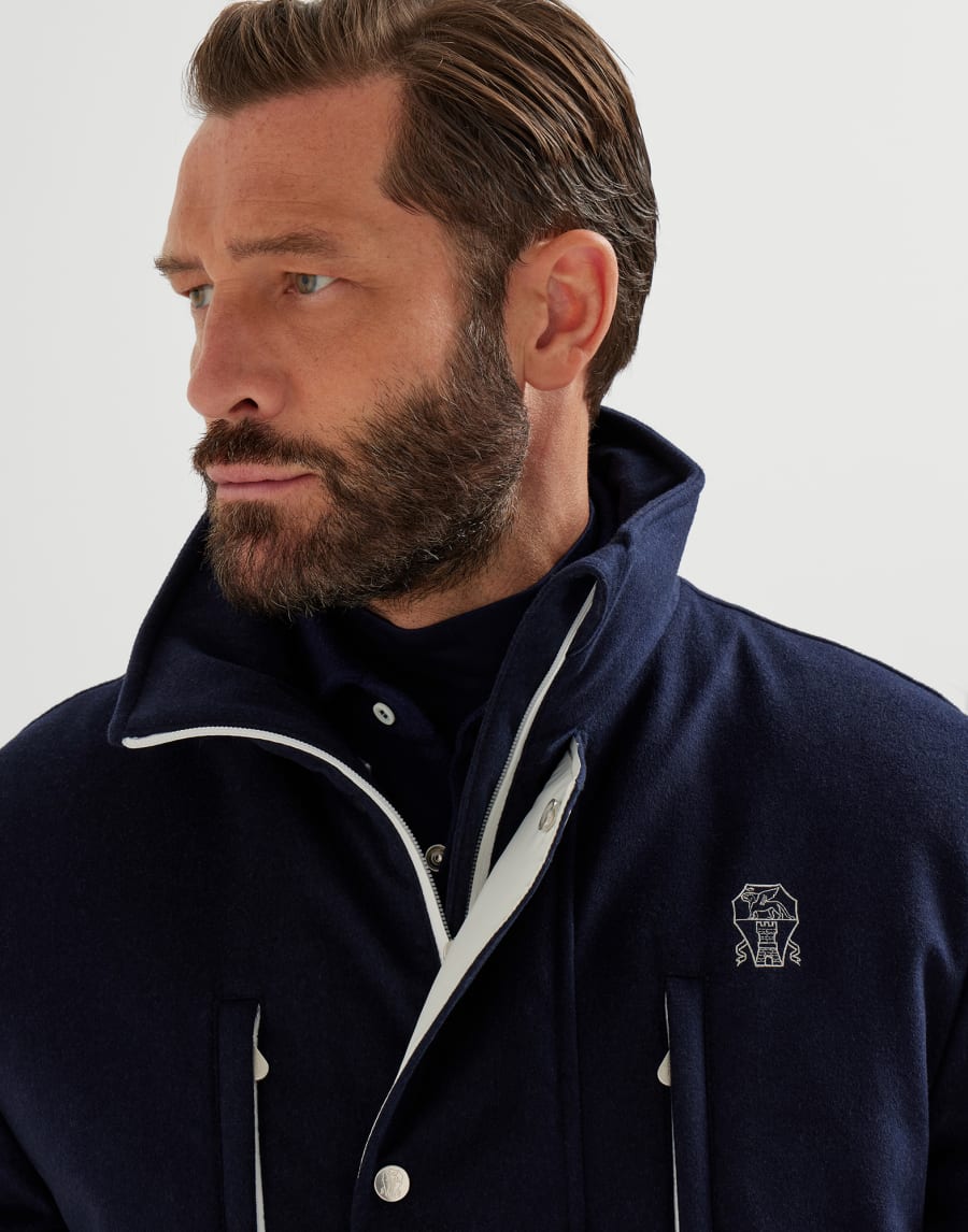 Mountain-Safarijacke Blau Herren - Brunello Cucinelli