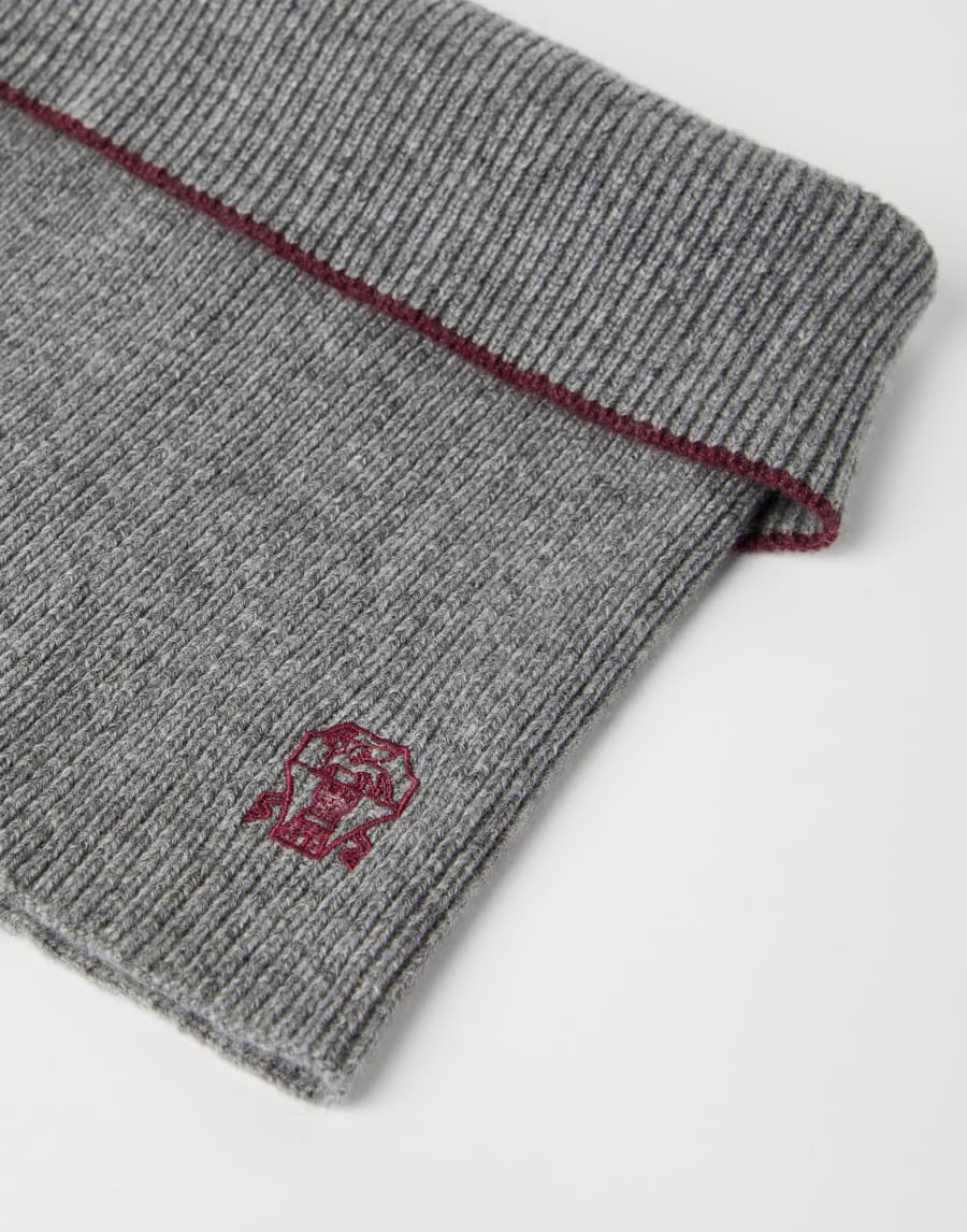 Neck warmer Dark Grey Man - Brunello Cucinelli