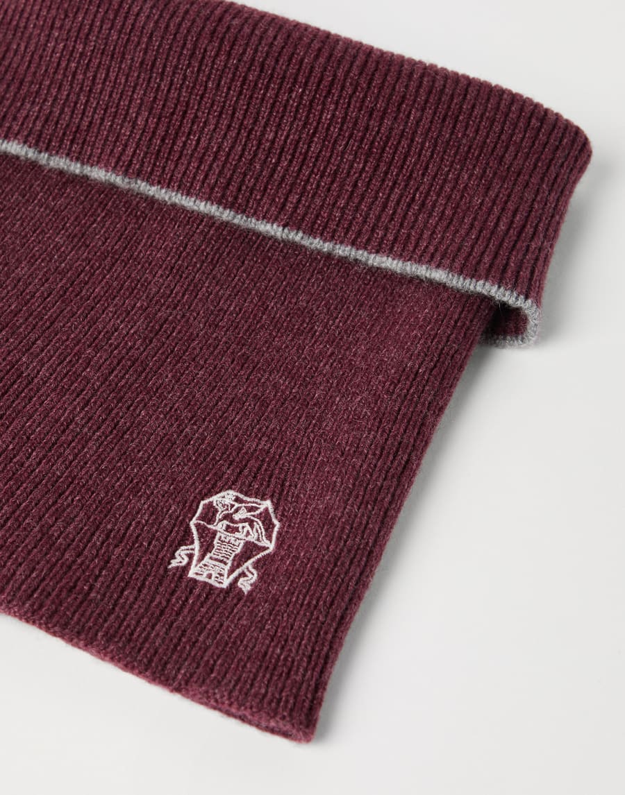 Neck warmer Amaranth Man - Brunello Cucinelli