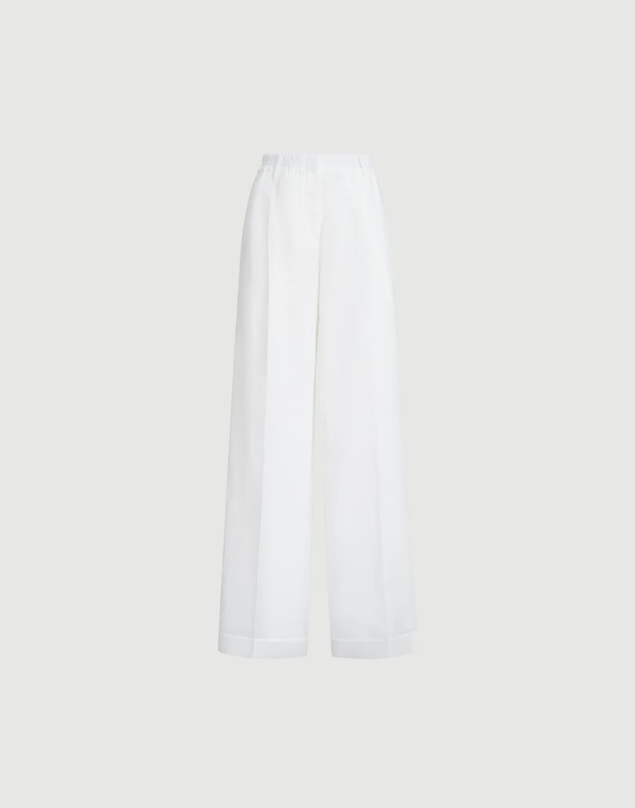 Sartorial track trousers White Woman - Brunello Cucinelli