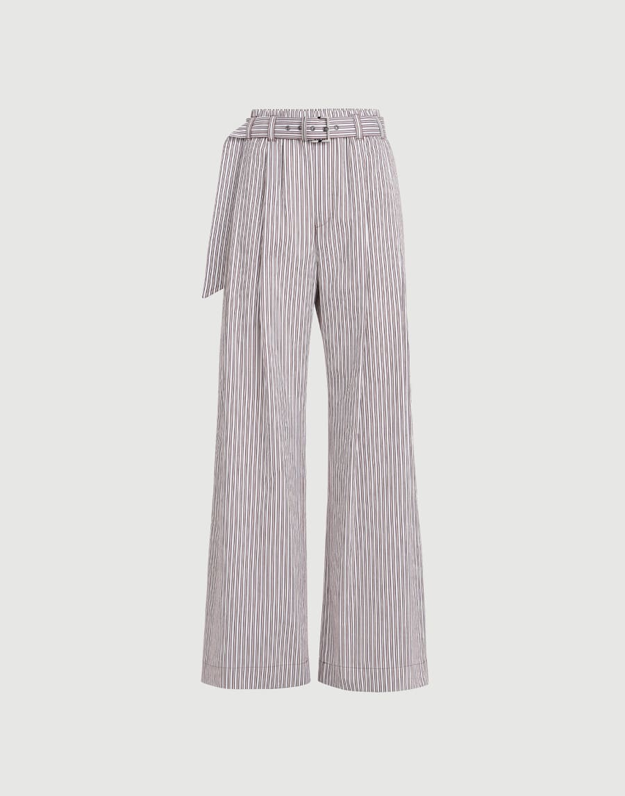 Loose Track trousers Bordeaux Woman - Brunello Cucinelli