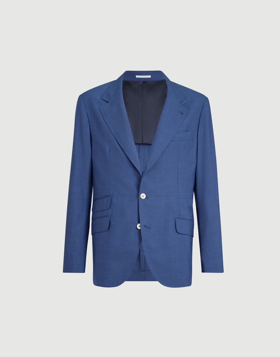 Deconstructed Cavallo blazer Royale Blue Man - Brunello Cucinelli