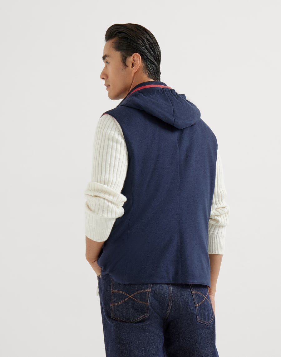 Gilet con imbottitura Blu Uomo - Brunello Cucinelli