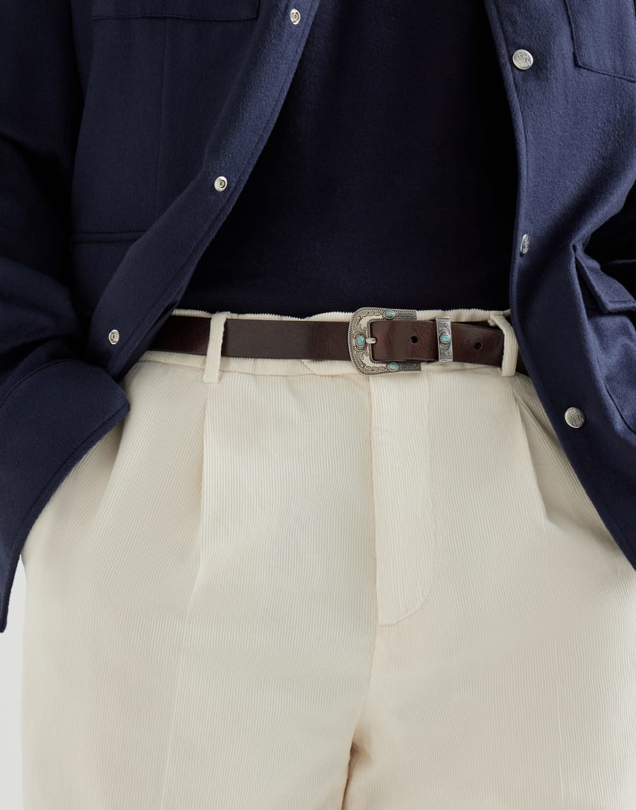 Corduroy trousers Off-White Man - Brunello Cucinelli