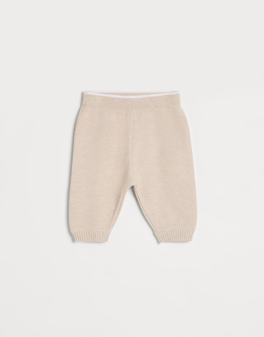 Baby-Hose aus Baumwolle Sand Baby - Brunello Cucinelli