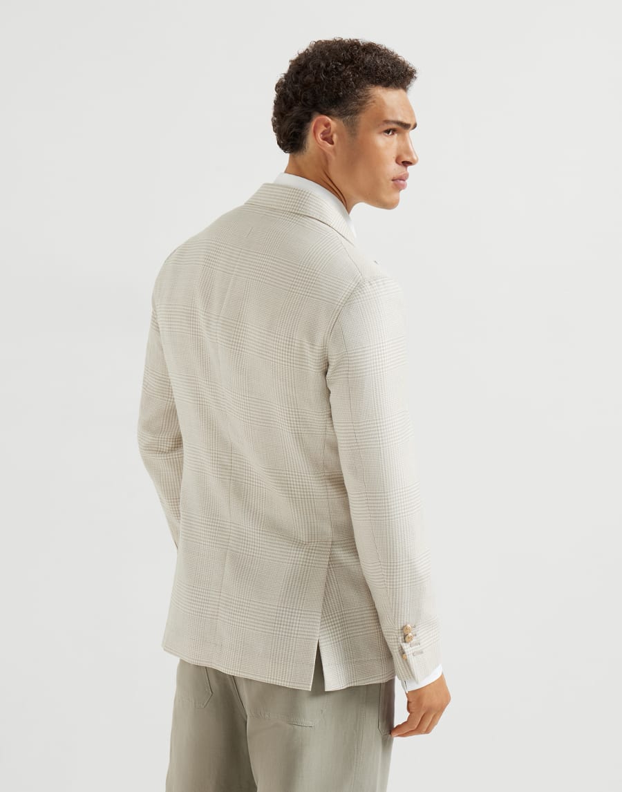 Prince of Wales deconstructed blazer Yuta Man - Brunello Cucinelli