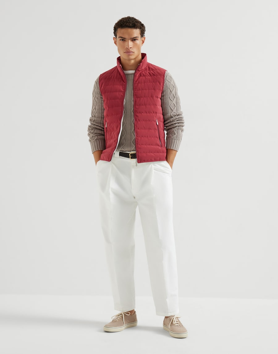 Nylon down vest Cherry Man - Brunello Cucinelli