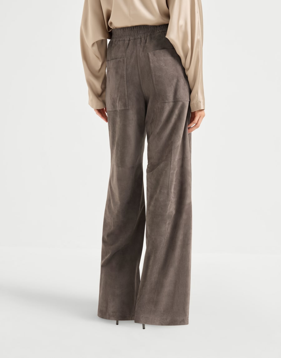 Loose Track trousers Mud Woman - Brunello Cucinelli