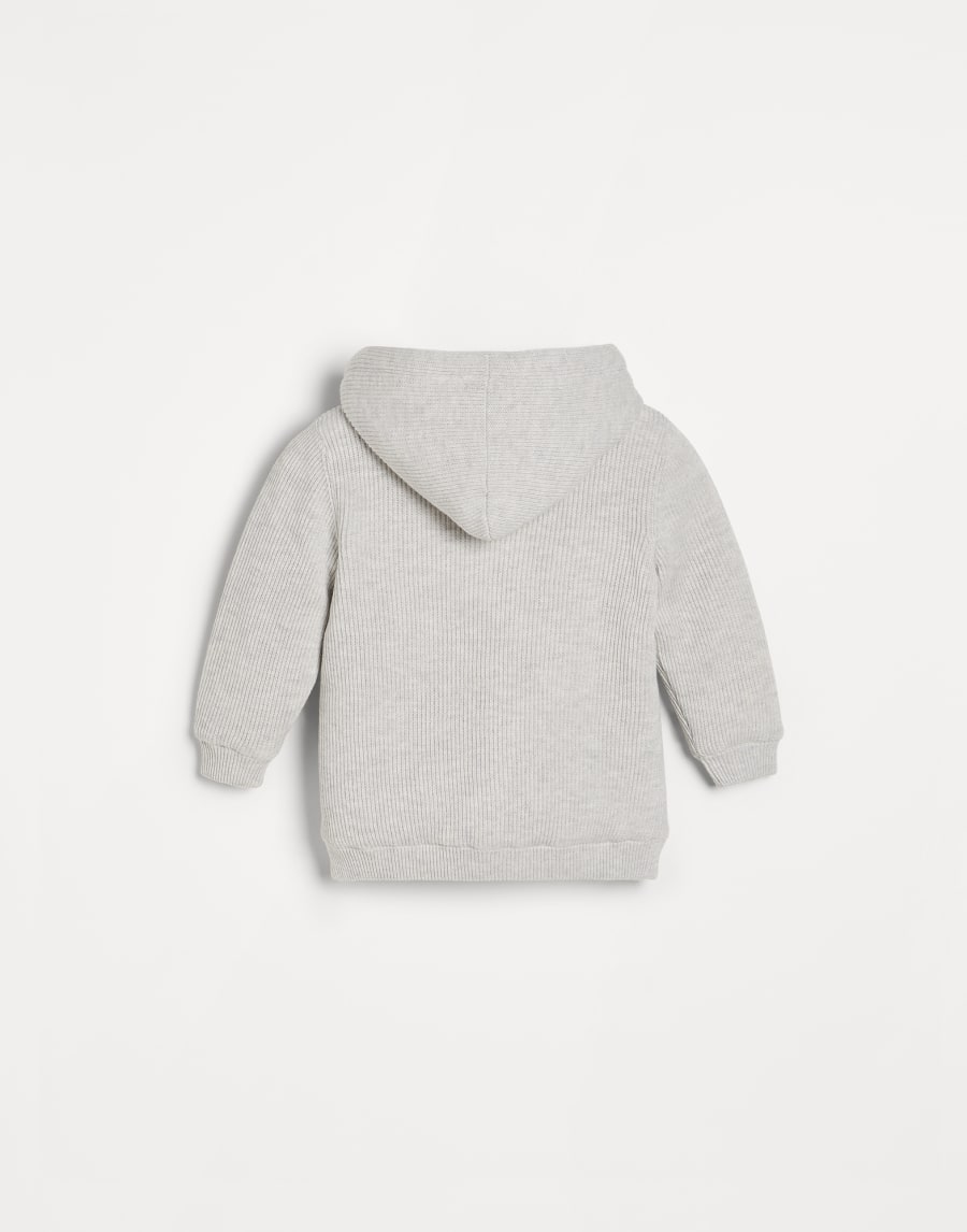 Cardigan Baby Bernie con imbottitura Nebbia Baby - Brunello Cucinelli