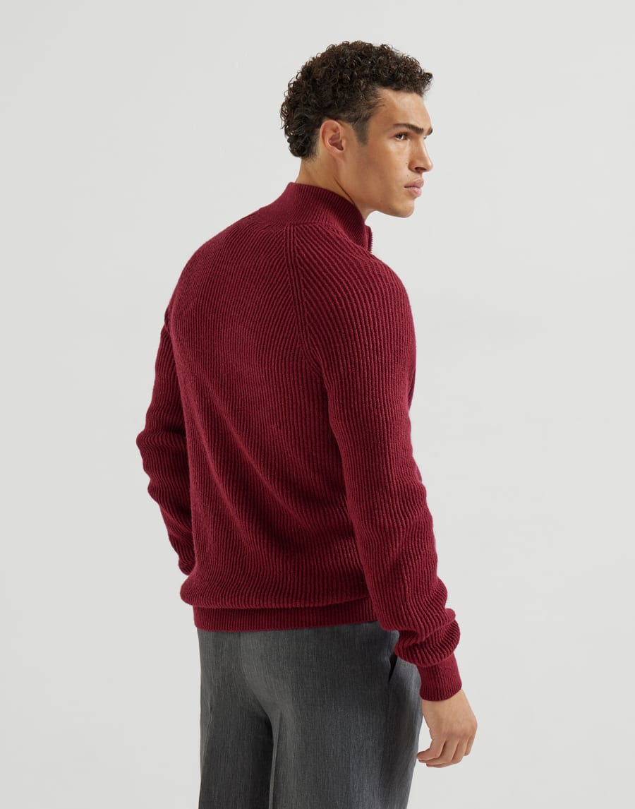 Malfilé cotton cardigan Cherry Man - Brunello Cucinelli