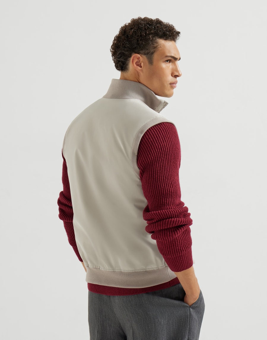 Gilet con imbottitura in Thermore® Tortora Uomo - Brunello Cucinelli