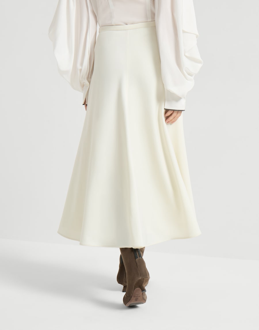 Юбка Flute Молочный Женщина - Brunello Cucinelli
