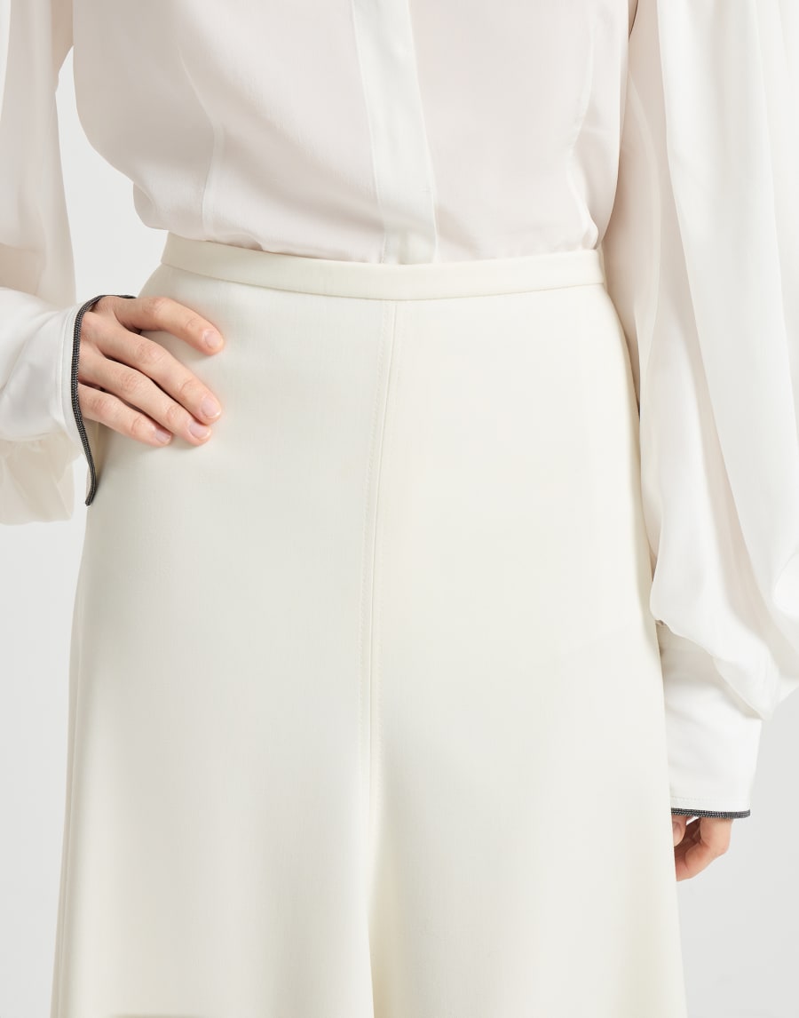 Falda Flute Leche Mujer - Brunello Cucinelli