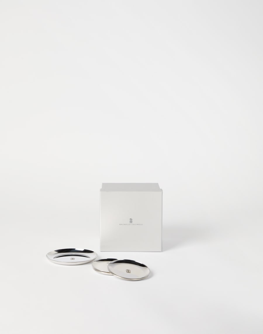 Flaschenuntersetzer mit Glasuntersetzern Grau Lifestyle - Brunello Cucinelli