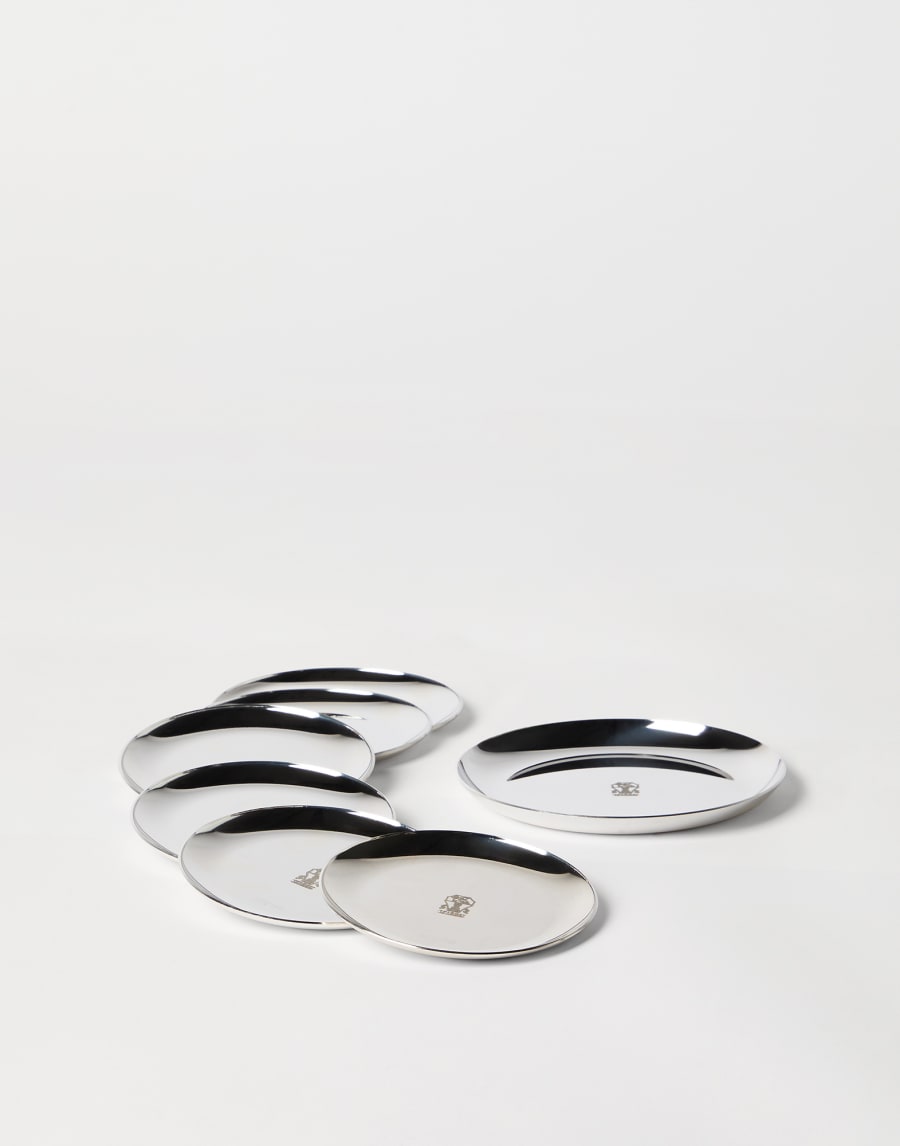 Bottle coaster set with coasters Grey Lifestyle - Brunello Cucinelli