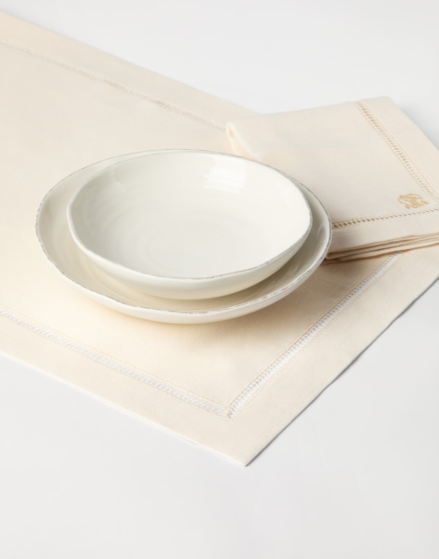 Runner and napkins set Natural Lifestyle - Brunello Cucinelli