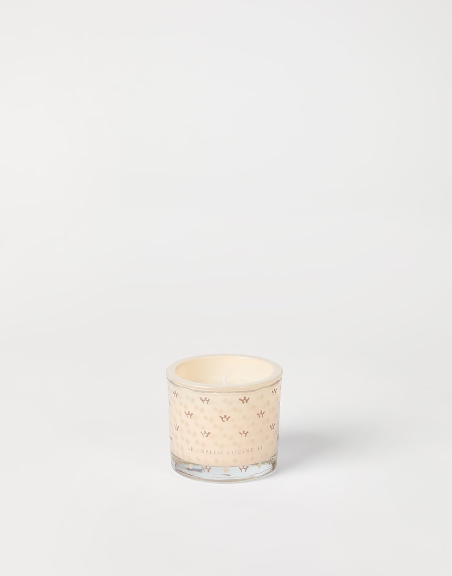 Kerze mit geometrischem Muster Milch Lifestyle - Brunello Cucinelli