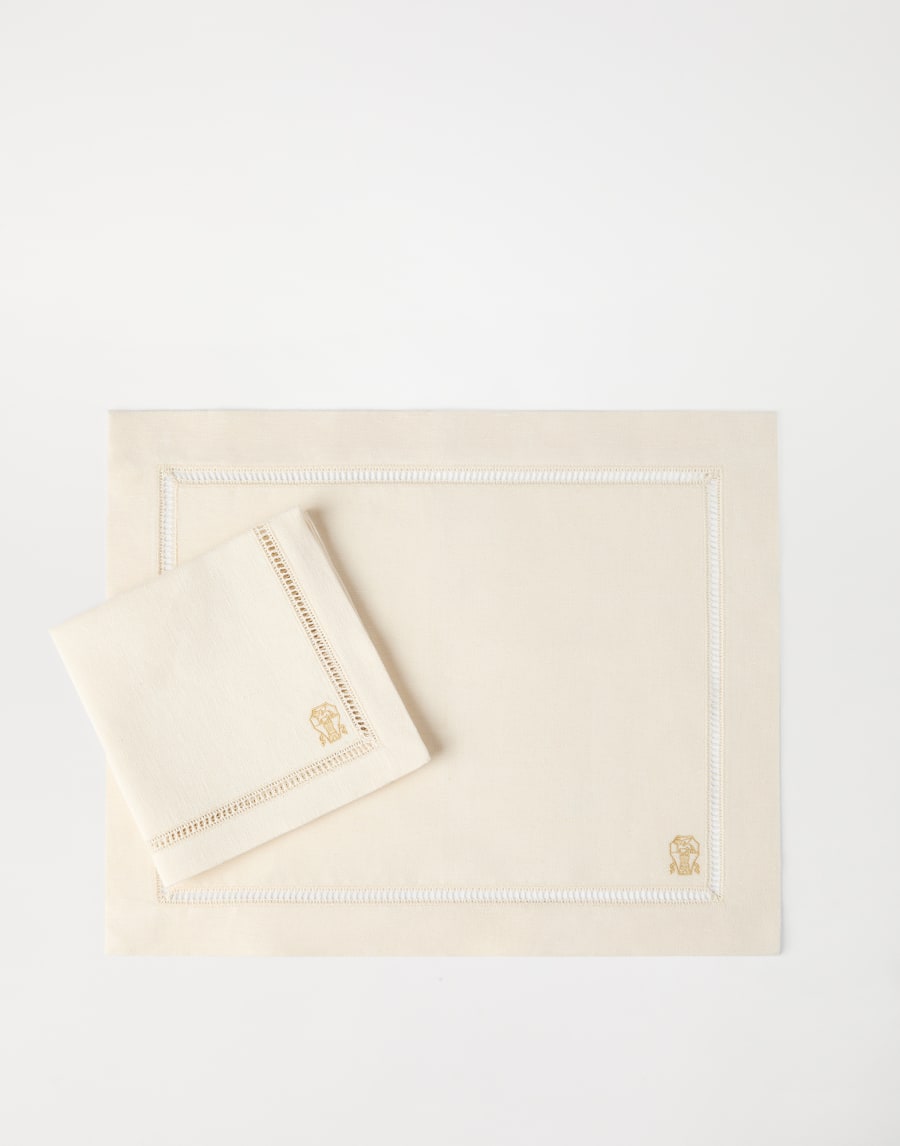 Placemat and napkin set Natural Lifestyle - Brunello Cucinelli