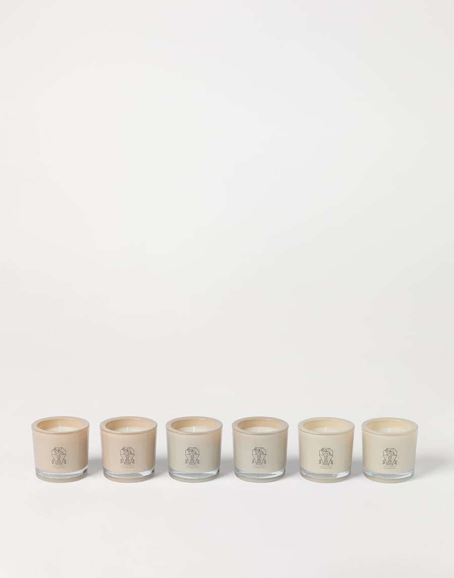 Place card candle set with logo Natural Lifestyle - Brunello Cucinelli