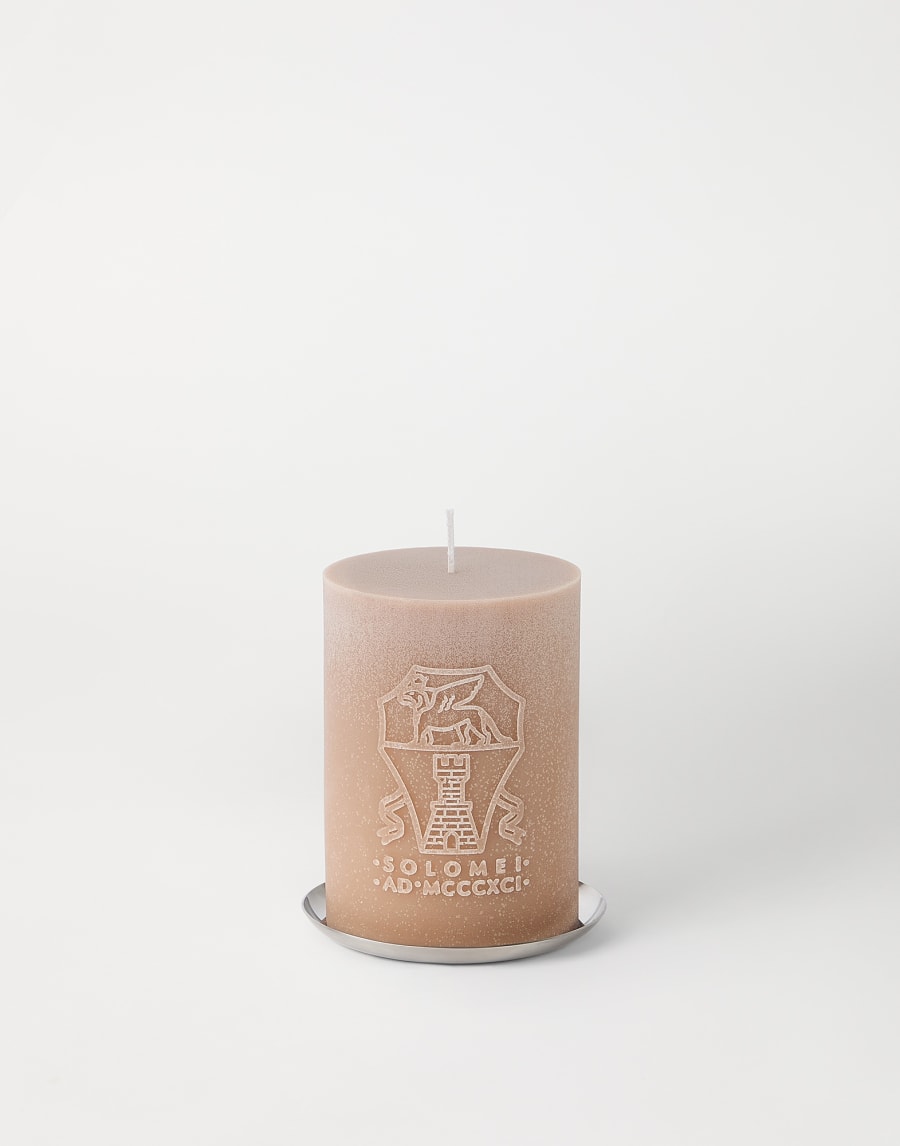 Candle with steel base Beige Lifestyle - Brunello Cucinelli