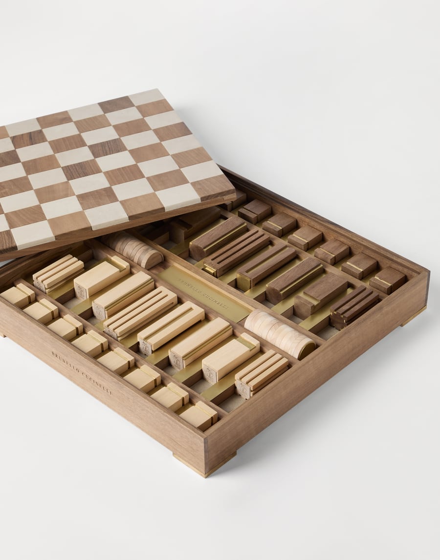 Chess set Beige Lifestyle - Brunello Cucinelli