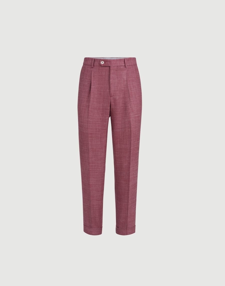 Hopsack trousers Coral Man - Brunello Cucinelli