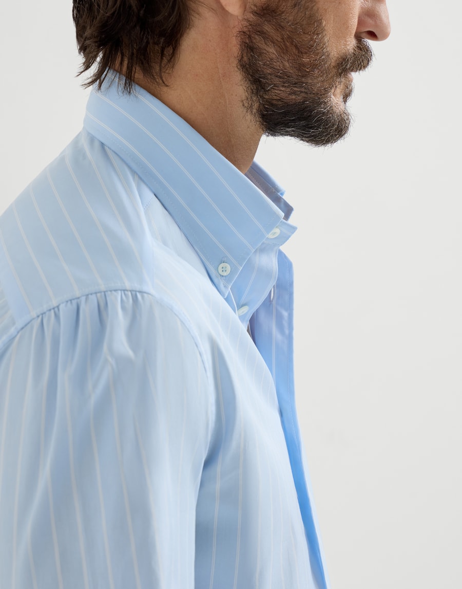 Button-down collar shirt Azure Man - Brunello Cucinelli