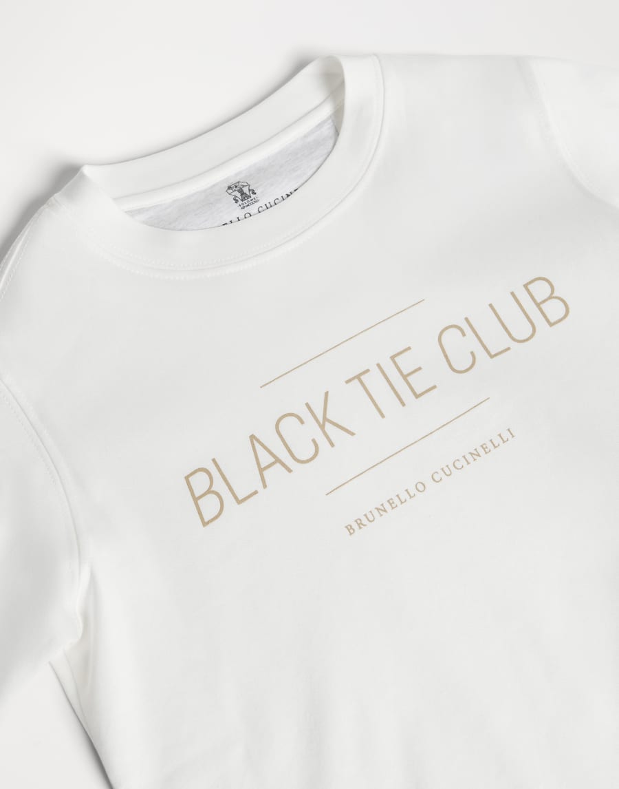 Футболка с принтом Панама Мальчики - Brunello Cucinelli