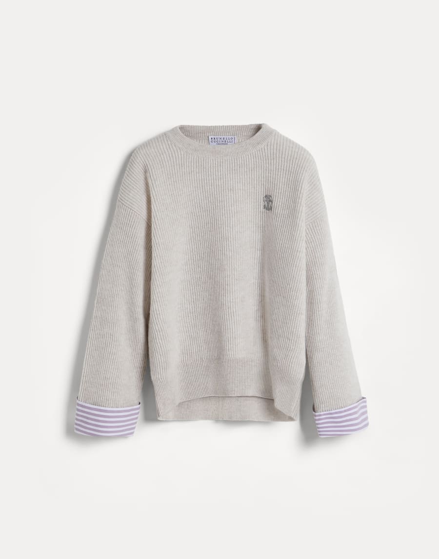 Pull en cachemire Sable Fille - Brunello Cucinelli