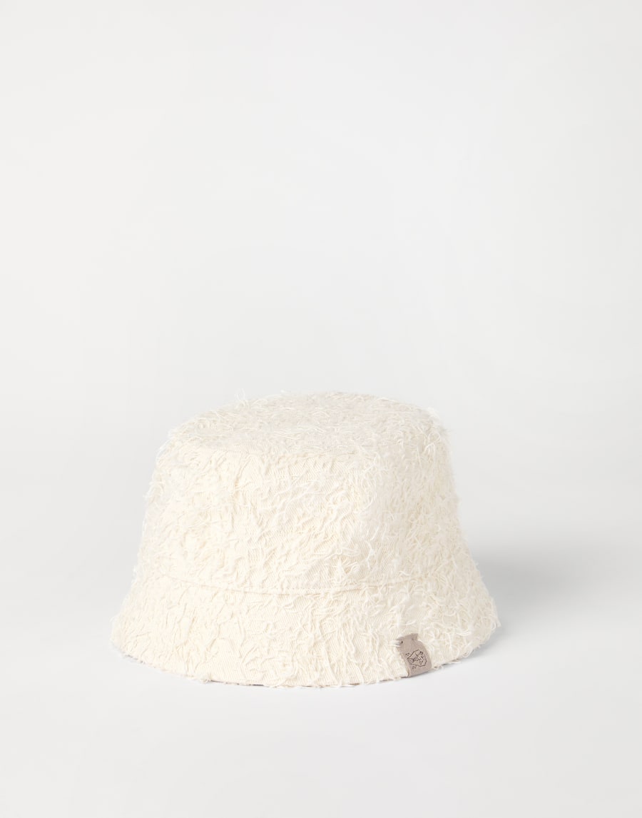 Bucket hat Ivory Woman - Brunello Cucinelli