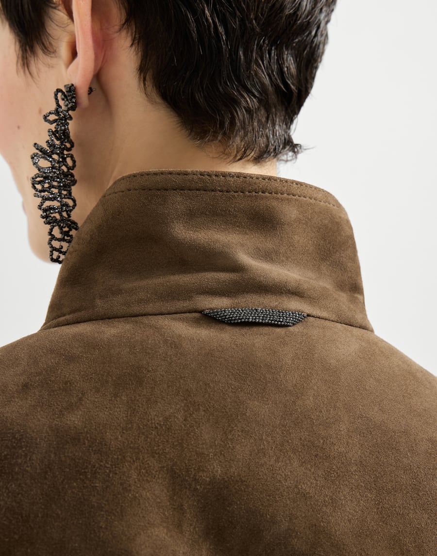 Couture suede vest Brown Woman - Brunello Cucinelli