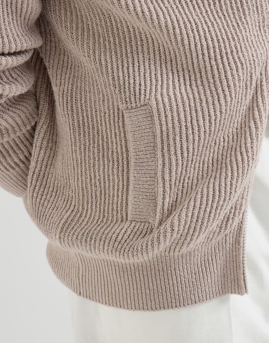 Malfilé cotton cardigan Yuta Man - Brunello Cucinelli