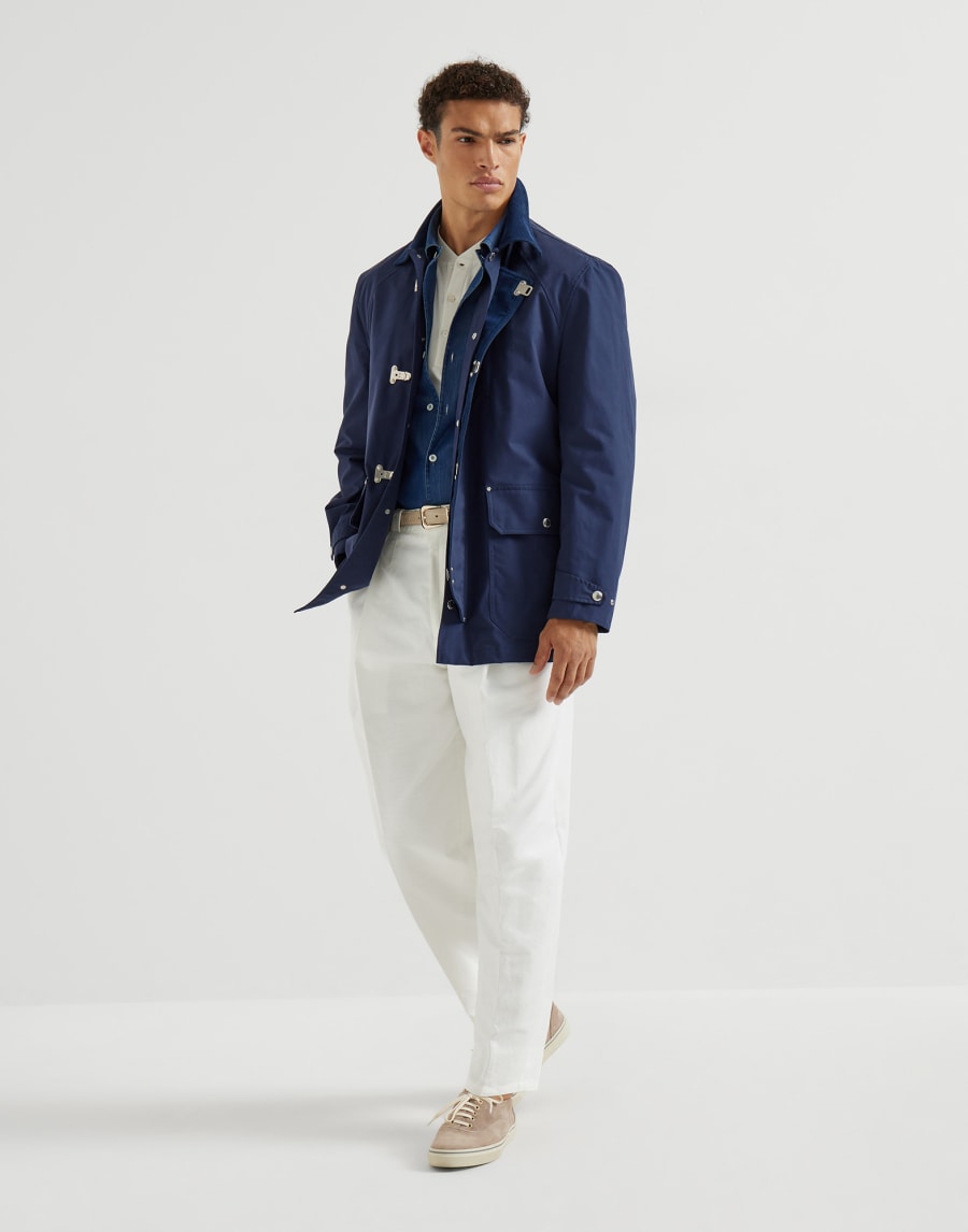 Outerwear idrorepellente Blu Uomo - Brunello Cucinelli