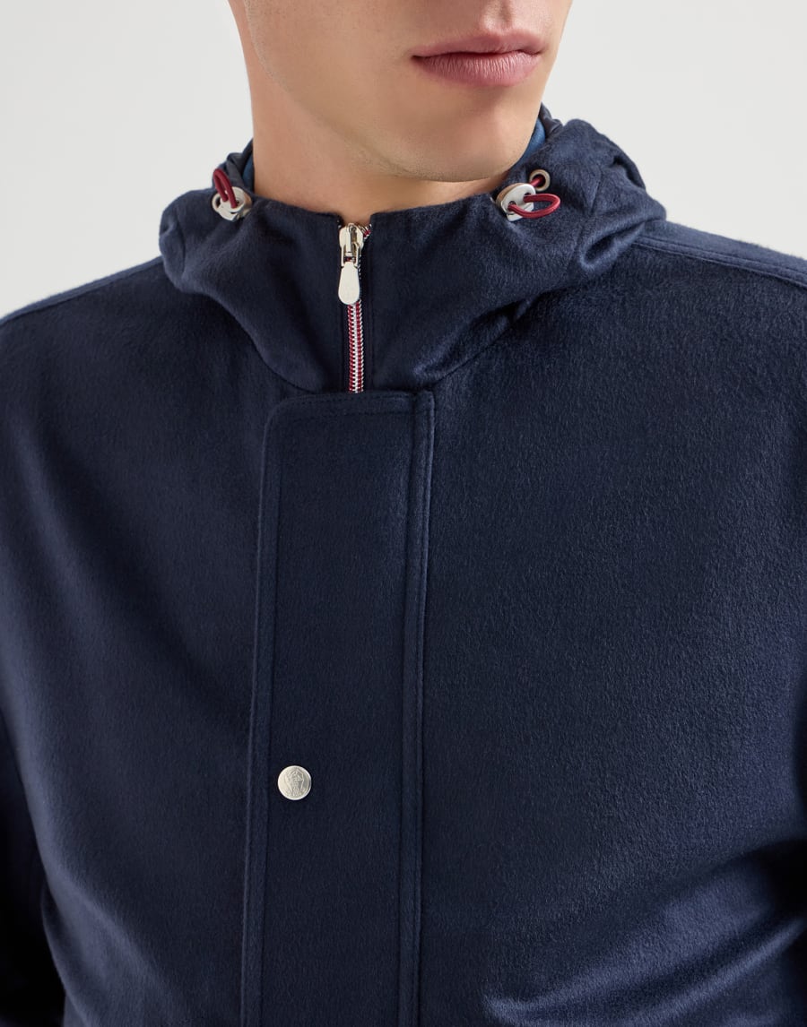 Parka in flanella Blu Uomo - Brunello Cucinelli