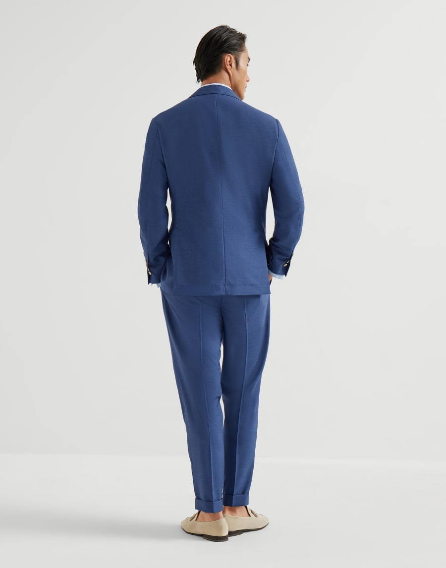 Suit with Cavallo jacket Royale Blue Man - Brunello Cucinelli